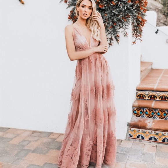 Vici Dresses & Skirts - VICI | Antonia Dress Maxi Dress Mauve